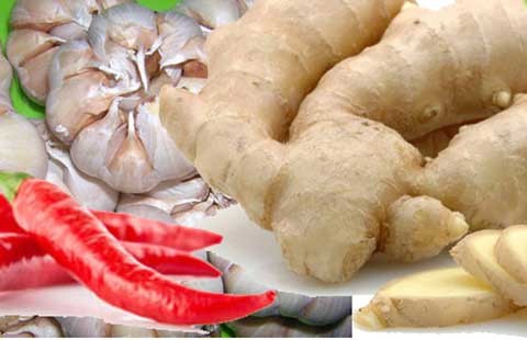 Sợ ung thư thì cứ ăn ớt chung với gừng