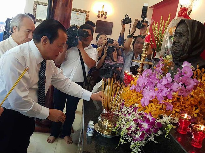 Khánh thành nhà tưởng niệm Bà mẹ VNAH Nguyễn Thị Rành