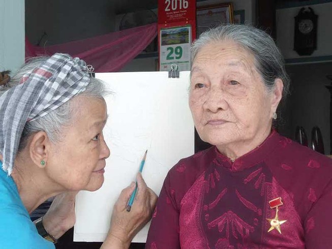 Chạy đua vẽ các mẹ anh hùng