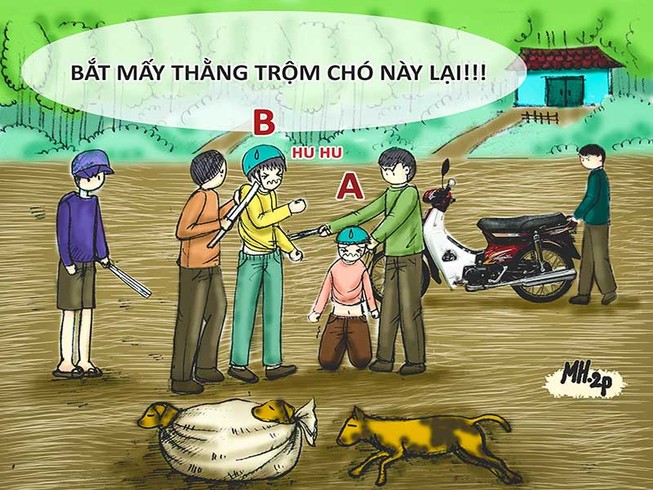 Tình huống kỳ 12: Đánh bả chó, kiếm tiền xài