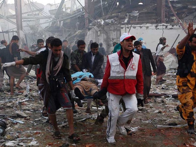 Liên quân Ả Rập bị nghi không kích ở Yemen