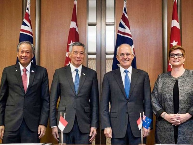 Singapore hợp tác quốc phòng với Úc