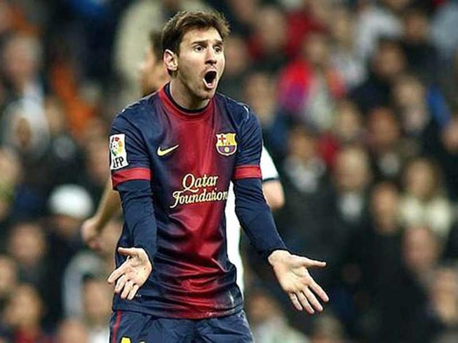 Khi Messi nổi cáu
