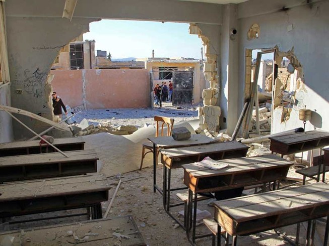 Nga tuyên bố không ném bom vào trường học ở Syria