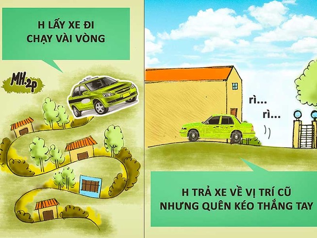 Kỳ 16: Tranh thủ bạn ngủ, lấy ô tô 'dợt' vài vòng