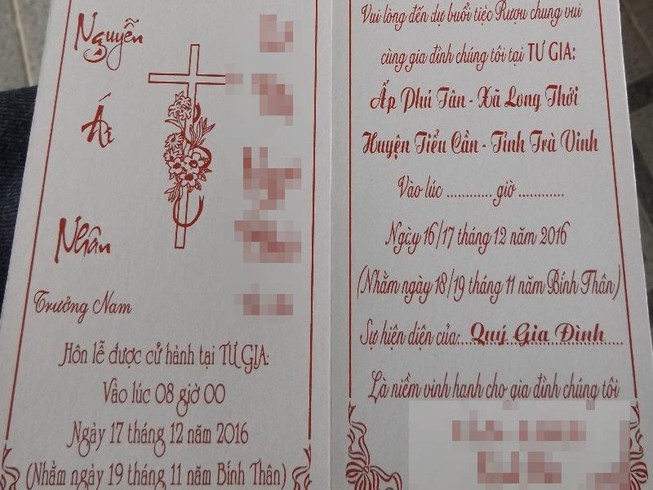 Chú rể bị bắt cận ngày cưới