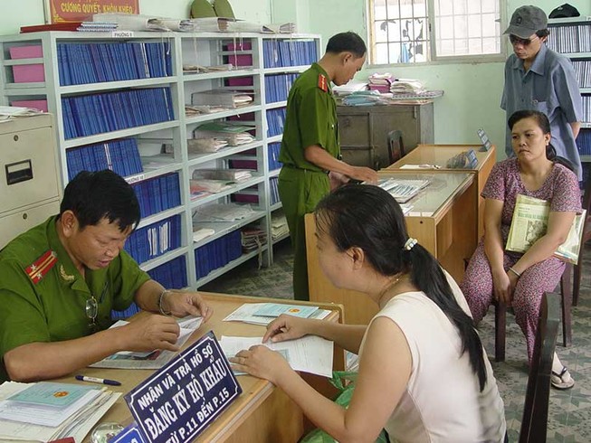 Xây dựng xong cơ sở dữ liệu thì mới bỏ hộ khẩu được
