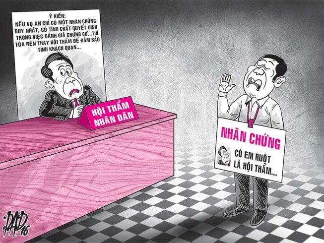 Khi hội thẩm là em ruột nhân chứng