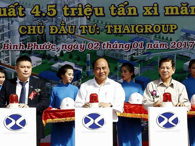Khởi công nhà máy xi măng 12.000 tỉ đồng