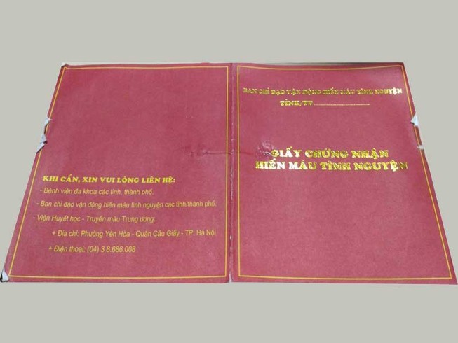 Sao không số hóa thẻ hiến máu?