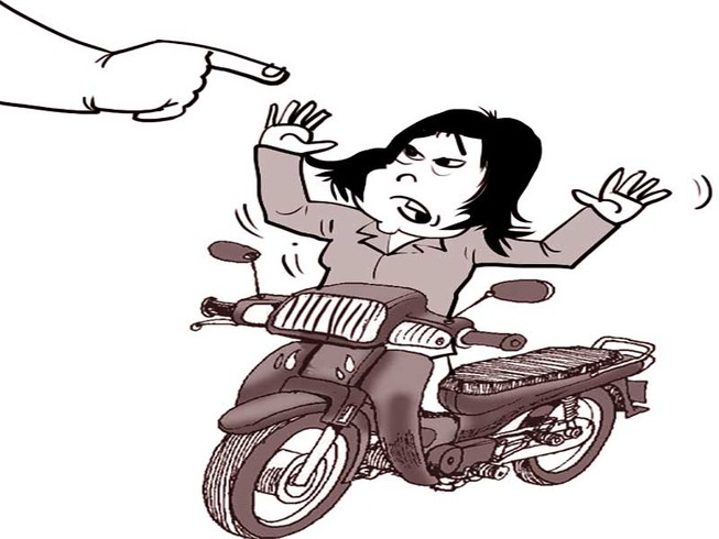 Trộm xe để.... đẩy