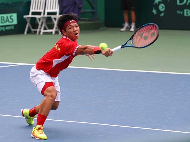 Davis Cup 2017: Hoàng Thiên thua trận ra quân