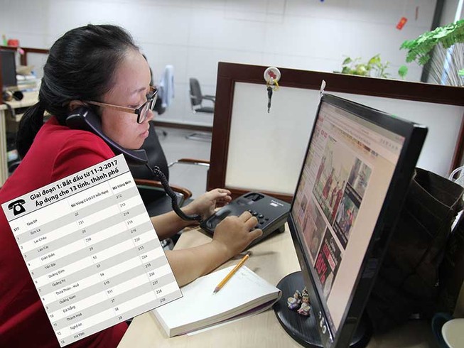 Hoàn tất đổi mã vùng điện thoại trong 2 giờ
