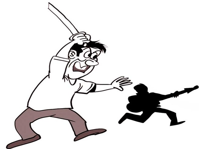 Chém nhạc công vì không được hát