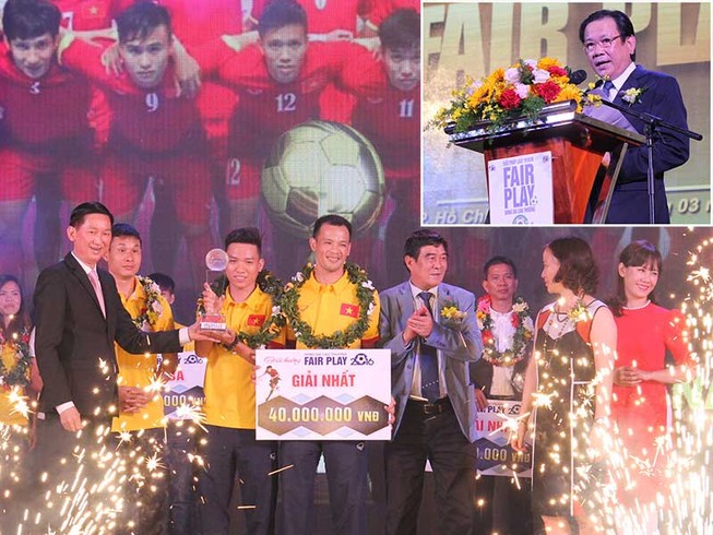 Danh hiệu FairPlay 2016 thuộc đội tuyển Futsal Việt Nam