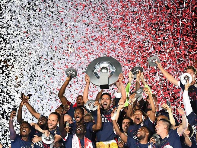 Monaco vô địch Ligue 1