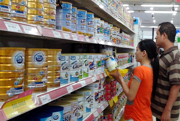 Sữa cho trẻ dưới 2 tuổi sẽ giảm 4% từ 25-4
