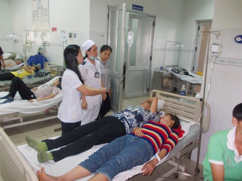 Ngộ độc khí gas, 8 công nhân nhập viện