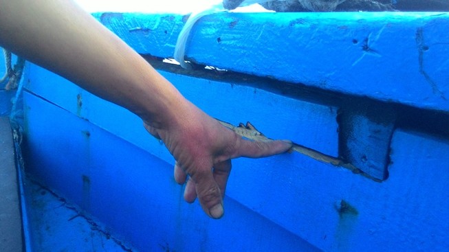 Thêm tàu cá ở Quảng Nam bị tàu lạ tấn công