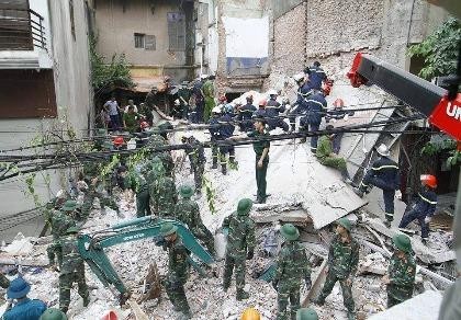 Sập nhà 4 tầng ở Hà Nội: Người dân xung quanh đã cảnh báo