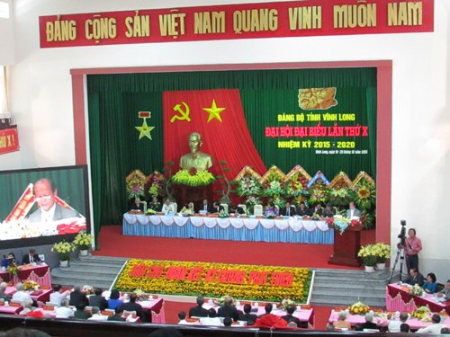 Khai mạc Đại hội đại biểu Đảng bộ tỉnh Vĩnh Long lần thứ X