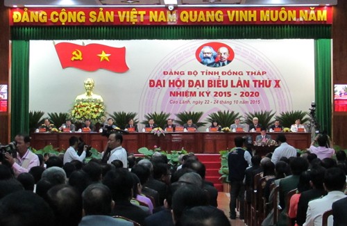 Khai mạc Đại hội đại biểu Đảng bộ tỉnh Đồng Tháp lần thứ X