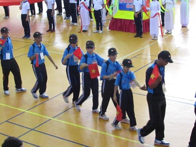 Gần 600 học sinh khuyết tật toàn quốc thi thể thao