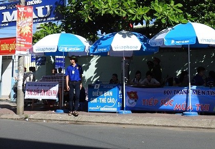 Thi nghiêm túc tại Cà Mau.