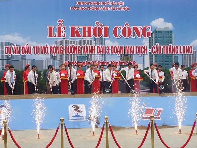 Hơn 3.000 tỉ mở rộng đường Mai Dịch - cầu Thăng Long