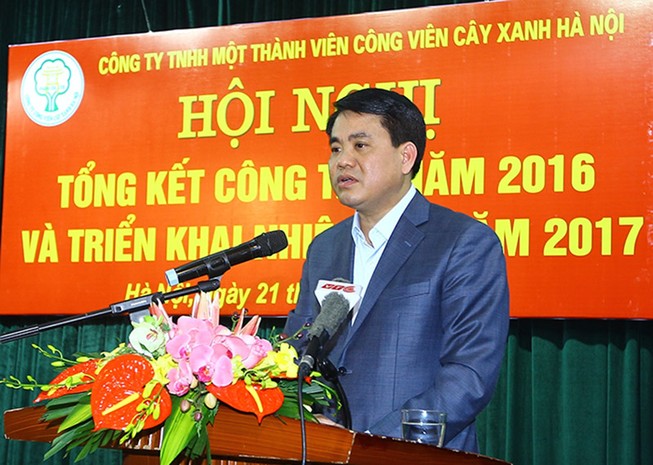 Chủ tịch Hà Nội: Phải học trồng cây xanh từ Trung Quốc