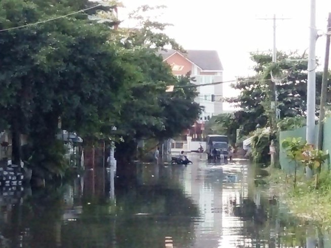 Khu Nam Long, Sài Gòn bất ngờ ngập nặng
