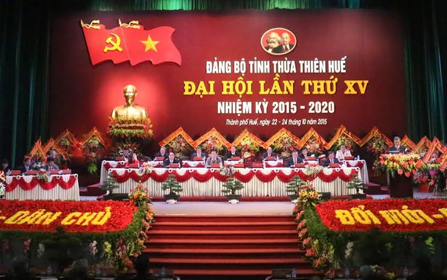 Khai mạc Đại hội đại biểu Đảng bộ tỉnh Thừa Thiên-Huế lần thứ XV