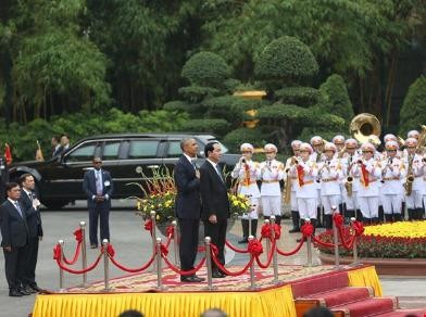 Chùm ảnh: Lễ đón chính thức Tổng thống Obama