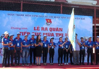 Gần 2.000 tình nguyện viên Huế sẵn sàng 'Tiếp sức mùa thi'