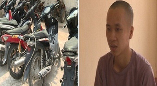 Bắt 'siêu' đạo chích một mình trộm 7 xe máy