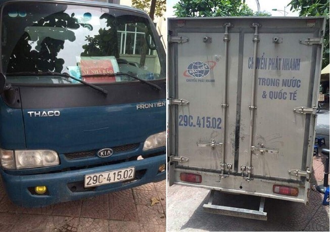 Trưng biển 'Xe nhà báo' để 'dọa' cảnh sát giao thông