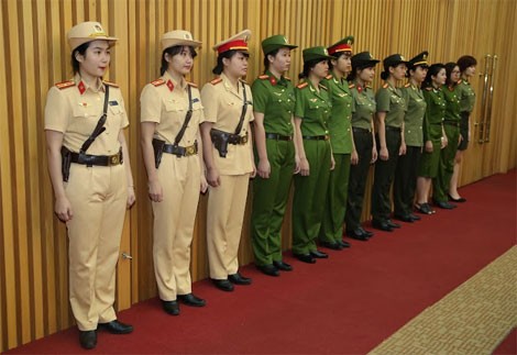 Trang phục mới của lực lượng công an nhân dân có điểm gì khác?