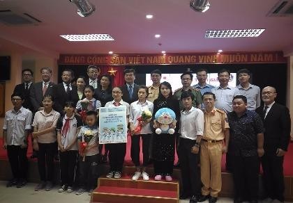 Trao giải cuộc thi 'Doraemon với An toàn giao thông'