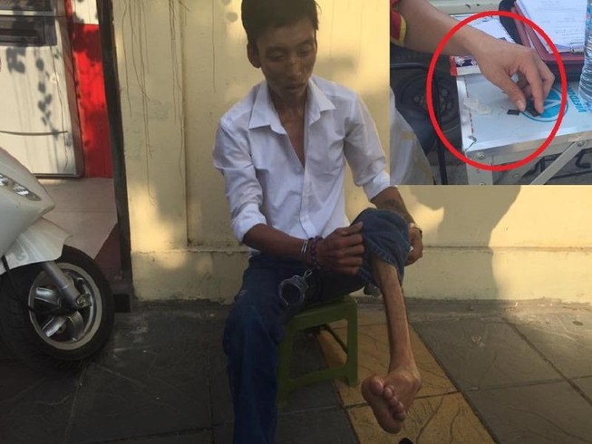Bị què một chân, nam thanh niên vẫn mang theo ma túy