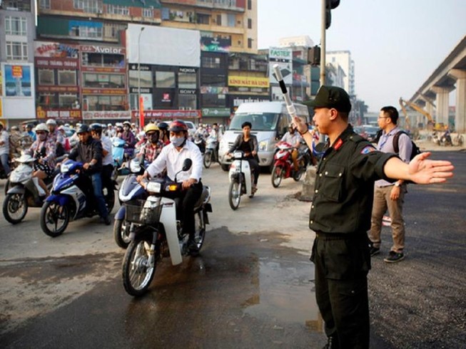 Hà Nội tăng cường 200 cảnh sát cơ động dịp tết