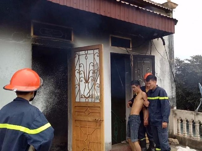 Nam thanh niên đốt nhà nghi do ngáo đá