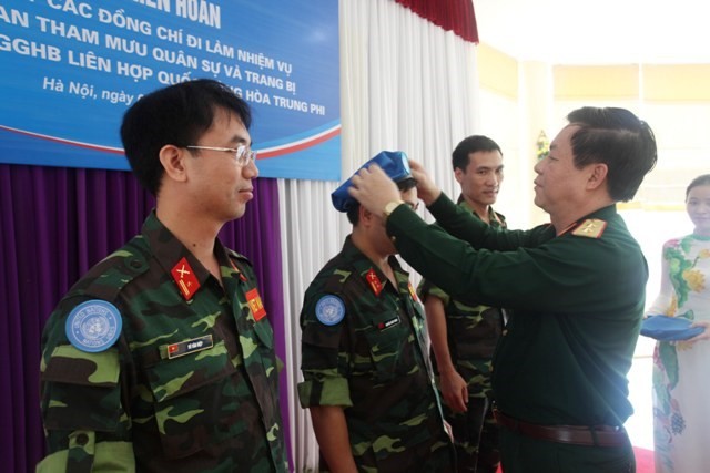 Việt Nam đưa thêm sĩ quan quân đội tới châu Phi
