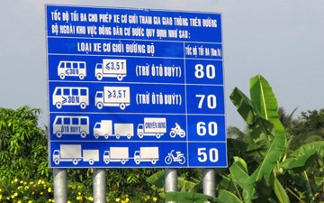 Chạy xe chậm có bị xử phạt?