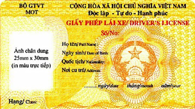 Tháng 9 sẽ áp dụng cấp bằng lái xe số tự động