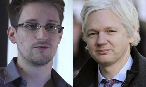 Pháp cân nhắc cho 'người thổi còi' Snowden và Assange tị nạn