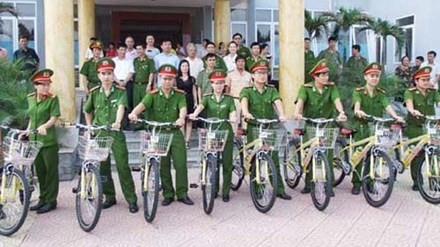 Công an Hà Nội sẽ thí điểm tuần tra bằng xe đạp