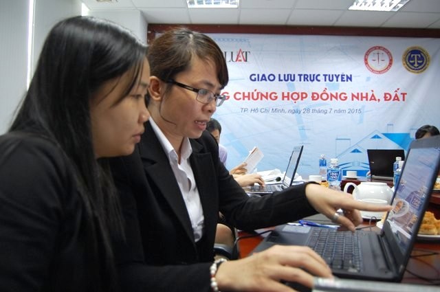 Giao lưu trực tuyến về Công chứng hợp đồng nhà, đất