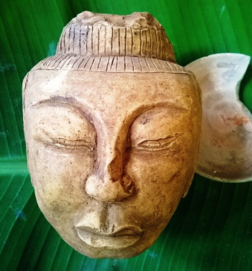 Phát hiện đầu tượng cổ nghi của danh tướng thời nhà Lý