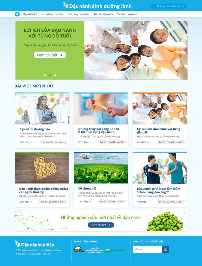 Ra mắt cổng thông tin đậu nành