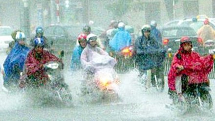 Không khí lạnh tràn về khiến Bắc Trung Bộ mưa to